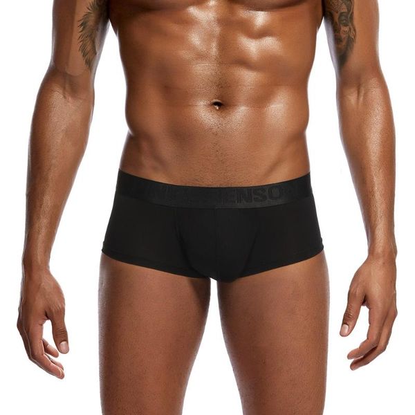 underpants mens boxers solid color underwear black bulge pouch ultra-thin boxershorts breathable soft knickers, Black;white
underpants mens boxers solid color underwear black bulge pouch ultra-thin boxershorts breathable soft knickers, Black;white