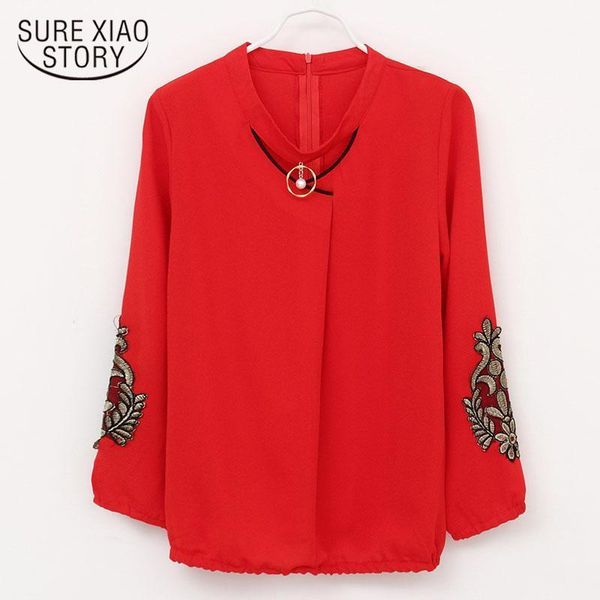 women's blouses & shirts 2021 arrived women blouse spring and autumn season temperament long-sleeved shirt trim body v collar blusa1002, White
women's blouses & shirts 2021 arrived women blouse spring and autumn season temperament long-sleeved shirt trim body v collar blusa1002, White