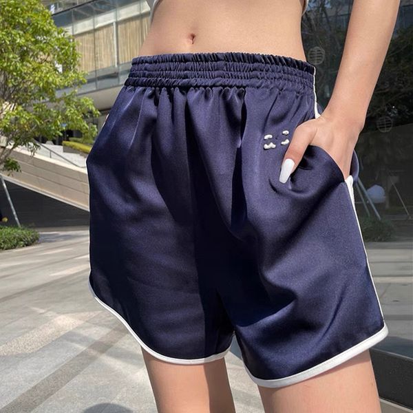 luxury design cel sports shorts women's summer ins fashion loose color matching three dimensional embroidery casual pants, White;black
luxury design cel sports shorts women's summer ins fashion loose color matching three dimensional embroidery casual pants, White;black
