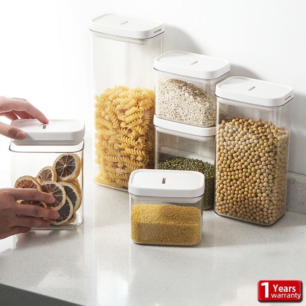 storage bottles & jars kitchen food container plastic refrigerator noodle box multigrain tank transparent sealed 800/1300/1800ml
storage bottles & jars kitchen food container plastic refrigerator noodle box multigrain tank transparent sealed 800/1300/1800ml