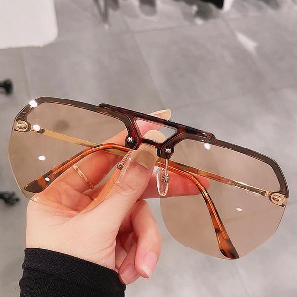 sunglasses vintage half frame gradient orange green for women fashion brand clear lens eyeglasses men hip hop eyewear, White;black
sunglasses vintage half frame gradient orange green for women fashion brand clear lens eyeglasses men hip hop eyewear, White;black