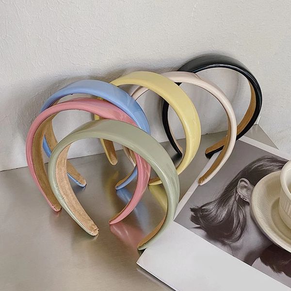 fashion women leather hairbands solid color pu headbands headwear wide bezel women hair bands soft hair hoop hair accessories, Silver
fashion women leather hairbands solid color pu headbands headwear wide bezel women hair bands soft hair hoop hair accessories, Silver