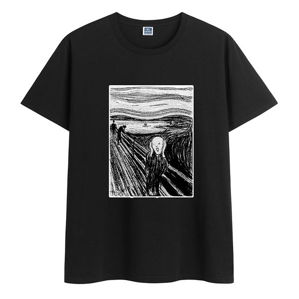 printing of the scream t-shirt sleeves tee casual o-neck 9 colors cotton summer clothes tees oversize s-5xl t-shirts, White;black
printing of the scream t-shirt sleeves tee casual o-neck 9 colors cotton summer clothes tees oversize s-5xl t-shirts, White;black