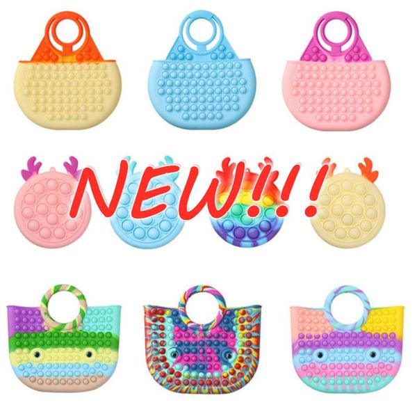 latest 2021 large size handbag decompression fidget toys finger silicone rainbow push bubble fashion handbags
latest 2021 large size handbag decompression fidget toys finger silicone rainbow push bubble fashion handbags