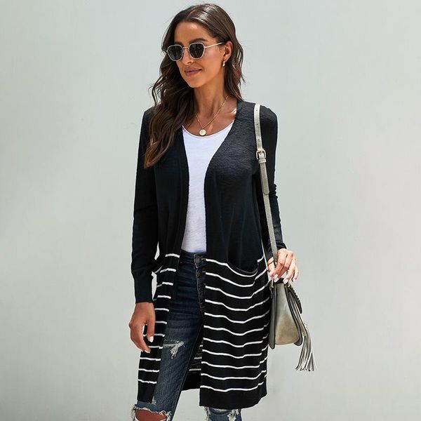 women's knits & tees autumn winter fund cardigan long sleeve knit slender body bottom unlined upper garment female stripe contracted in, White
women's knits & tees autumn winter fund cardigan long sleeve knit slender body bottom unlined upper garment female stripe contracted in, White
