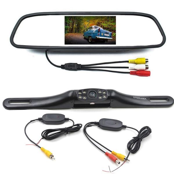 car video 4.3 inches rearview mirror monitor reverse camera for vehicle parking reversing image display with wireless transmitter
car video 4.3 inches rearview mirror monitor reverse camera for vehicle parking reversing image display with wireless transmitter