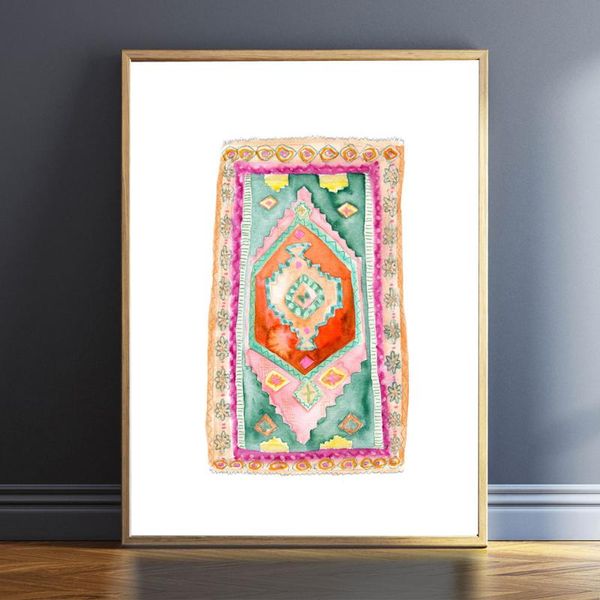 paintings vintage pink carpet art prints wall decoration boho poster watercolor canvas painting modern abstract pictures
paintings vintage pink carpet art prints wall decoration boho poster watercolor canvas painting modern abstract pictures