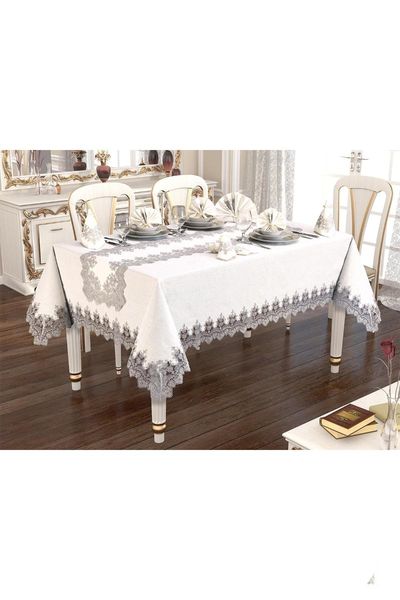 luxury rectangular dining table cloth buddha guipure linen - cover set 26 pieces home decoration runner rings napkins
luxury rectangular dining table cloth buddha guipure linen - cover set 26 pieces home decoration runner rings napkins