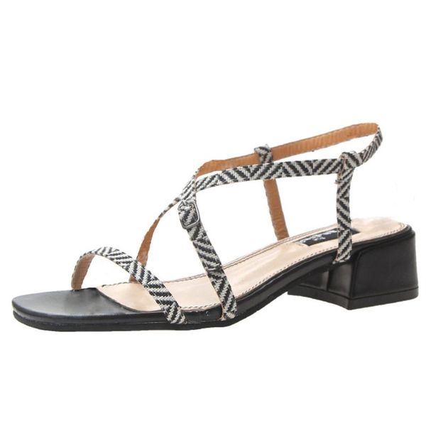 women simple open-toe outdoor beach non-slip roma style casual round toe square heel buckle strap sandal sandals, Black
women simple open-toe outdoor beach non-slip roma style casual round toe square heel buckle strap sandal sandals, Black