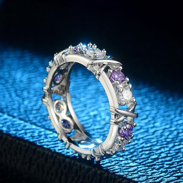 cluster rings wedding for women micro-inlaid simulation zircon two-tone separation cross shape ring princess jewelry engagement, Golden;silver
cluster rings wedding for women micro-inlaid simulation zircon two-tone separation cross shape ring princess jewelry engagement, Golden;silver