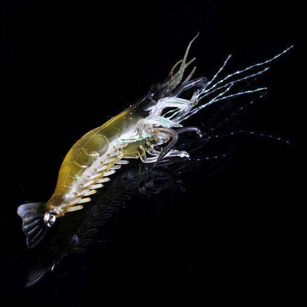 1pcs 9cm soft fishing lure shrimp artificial bait with swivel luminous bead 124f hooks
1pcs 9cm soft fishing lure shrimp artificial bait with swivel luminous bead 124f hooks