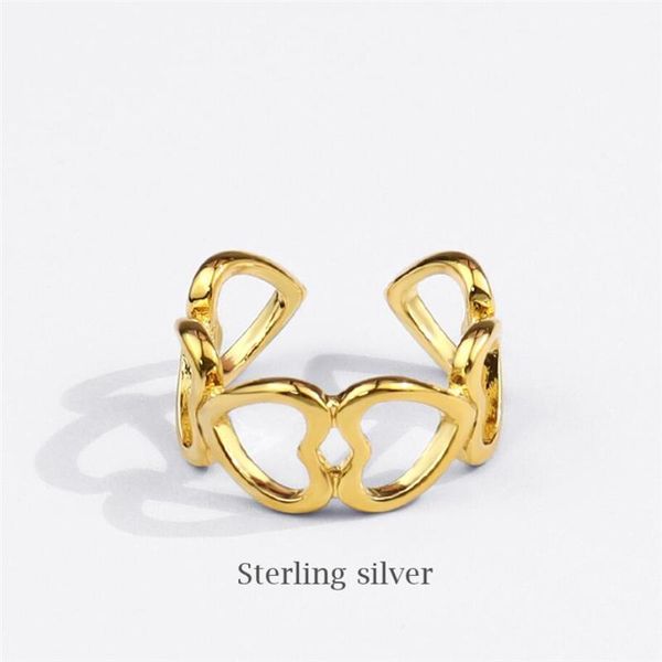 cluster rings sole memory cross woven geometric heart 925 sterling silver female resizable opening sri814, Golden;silver
cluster rings sole memory cross woven geometric heart 925 sterling silver female resizable opening sri814, Golden;silver