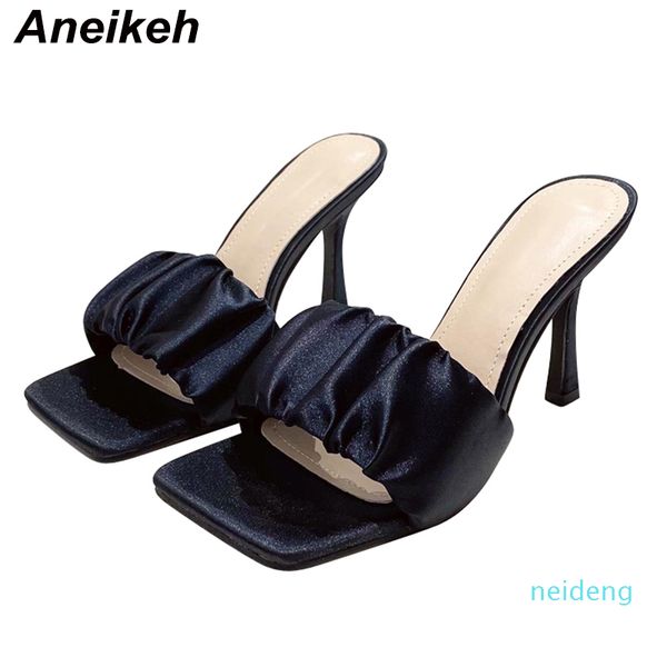 2021 2021 casual women's shoes patchwork pleated thin heel leisure summer leisure slip on head peep toe fashion ladies slides, Black
2021 2021 casual women's shoes patchwork pleated thin heel leisure summer leisure slip on head peep toe fashion ladies slides, Black