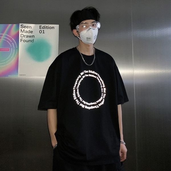 lovers men's t-shirts 2021 bf reflective letter short sve t-shirt boys' spring and summer loose casual 5-sve bottom coat, White;black
lovers men's t-shirts 2021 bf reflective letter short sve t-shirt boys' spring and summer loose casual 5-sve bottom coat, White;black