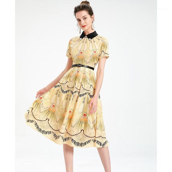 casual dresses women dress fashion designer runway summer turn down collar short sleeves print np1635n, Black;gray
casual dresses women dress fashion designer runway summer turn down collar short sleeves print np1635n, Black;gray