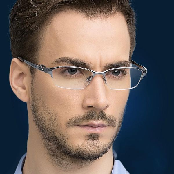 fashion sunglasses frames business pure titanium alloy glasses frame men square myopia prescription eyeglasses half rim optical male korean, Black
fashion sunglasses frames business pure titanium alloy glasses frame men square myopia prescription eyeglasses half rim optical male korean, Black