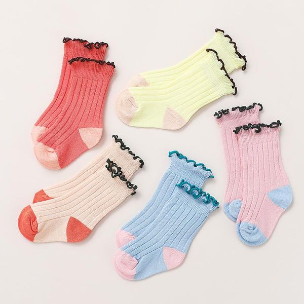 cottonthin girls socks loose mouth lace princess pile children's sock comfortable soft sweet cute baby ciothes accessories, Pink;yellow
cottonthin girls socks loose mouth lace princess pile children's sock comfortable soft sweet cute baby ciothes accessories, Pink;yellow