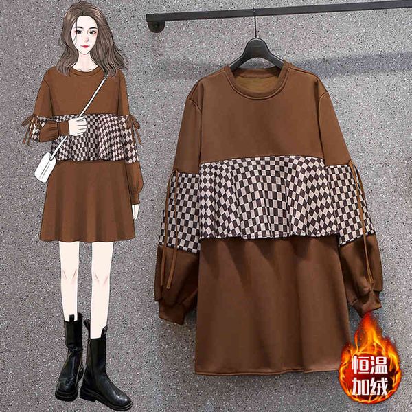 large women's winter fat mm age reducing bottoming shirt fashion foreign style fashionable belly covering sweater dress, Black
large women's winter fat mm age reducing bottoming shirt fashion foreign style fashionable belly covering sweater dress, Black