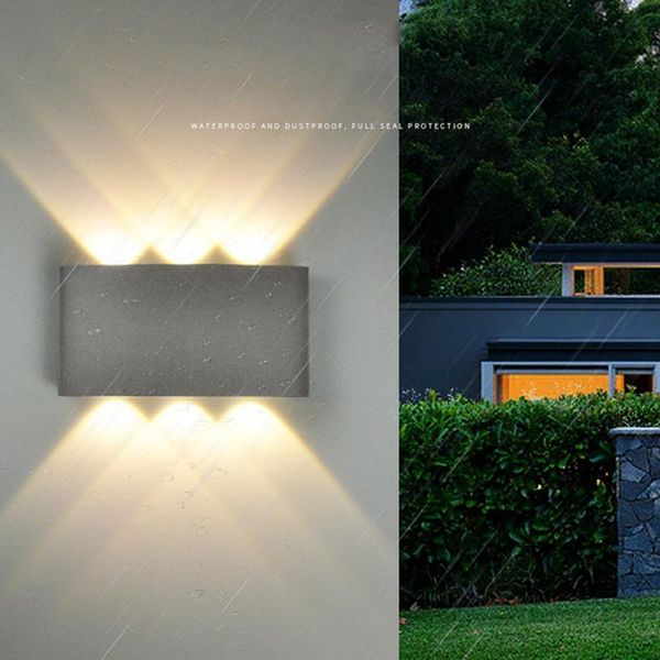 6w 8w waterproof ac85-265v surface mounted led wall light modern nordic aluminum outdoor garden porch lamps
6w 8w waterproof ac85-265v surface mounted led wall light modern nordic aluminum outdoor garden porch lamps