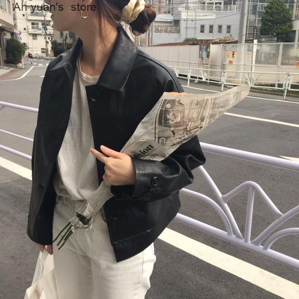 women's jackets ah yuan autumn women coat long sleeve turn down collar single breasted ladies jacket korean style chic elegant casual c, Black;brown
women's jackets ah yuan autumn women coat long sleeve turn down collar single breasted ladies jacket korean style chic elegant casual c, Black;brown