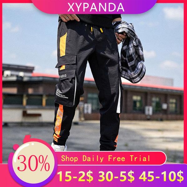 pants men's trend cargo overalls tide brand loose beam spring nine points casual trousers, Black
pants men's trend cargo overalls tide brand loose beam spring nine points casual trousers, Black