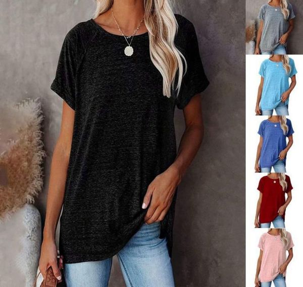 spring / summer 2021 new round neck solid loose short sleeve t-shirt for women, Black;gray
spring / summer 2021 new round neck solid loose short sleeve t-shirt for women, Black;gray