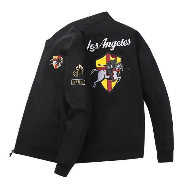 men's coat 2021 new embroidery large casual jacket fashion brand men's wear, Black;brown
men's coat 2021 new embroidery large casual jacket fashion brand men's wear, Black;brown