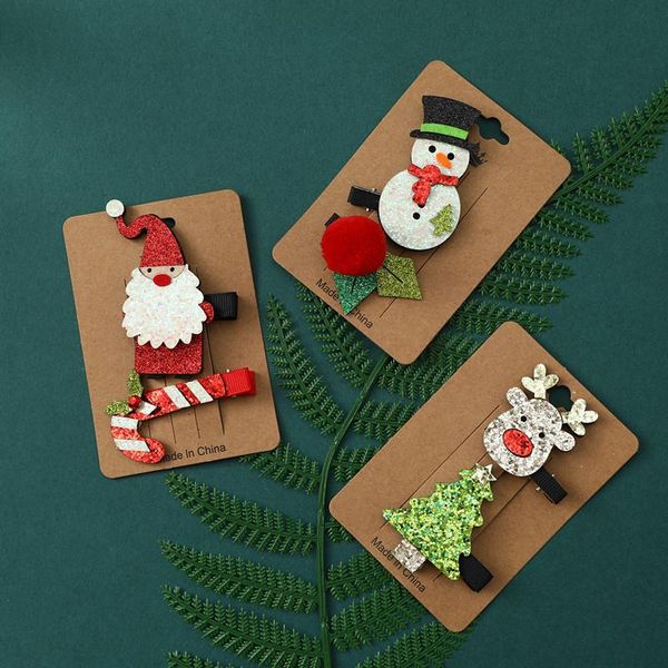 hair clips & barrettes christmas hairpin 2pcs/set for children's girls fahsion cane candy santa claus elk charm clip jewelry accessory, Golden;silver
hair clips & barrettes christmas hairpin 2pcs/set for children's girls fahsion cane candy santa claus elk charm clip jewelry accessory, Golden;silver