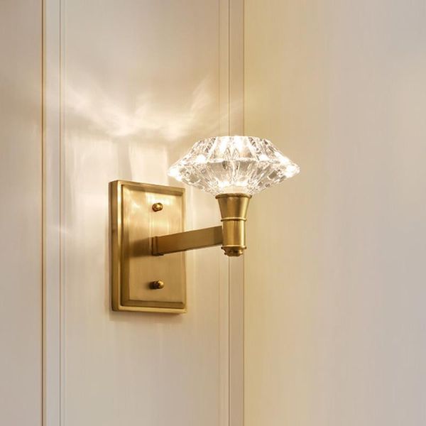 wall lamp single/double head crystal+copper european style luxury corridor living room bedside el restaurant sconce light
wall lamp single/double head crystal+copper european style luxury corridor living room bedside el restaurant sconce light