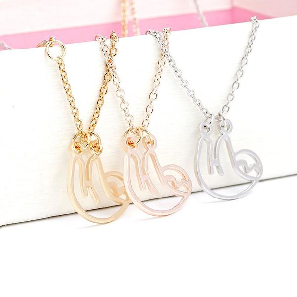 pendant necklaces fashion simple sloth for women girls cute animal charms choker collar jewelry birthday gifts, Silver
pendant necklaces fashion simple sloth for women girls cute animal charms choker collar jewelry birthday gifts, Silver