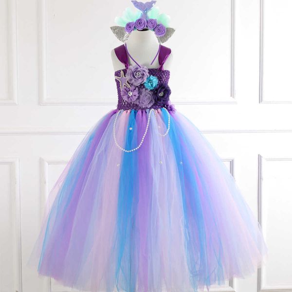 clothing sets headdress long mermaid dress flower pearl dress sleeveless mesh fairy girl's fluffy skirt, White
clothing sets headdress long mermaid dress flower pearl dress sleeveless mesh fairy girl's fluffy skirt, White