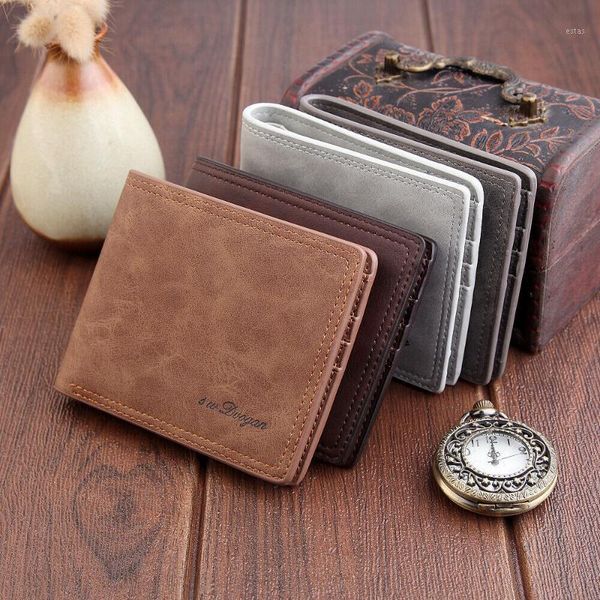 men's fashion matte wallet pu leather double fold id holder short purse wallets1, Red;black
men's fashion matte wallet pu leather double fold id holder short purse wallets1, Red;black