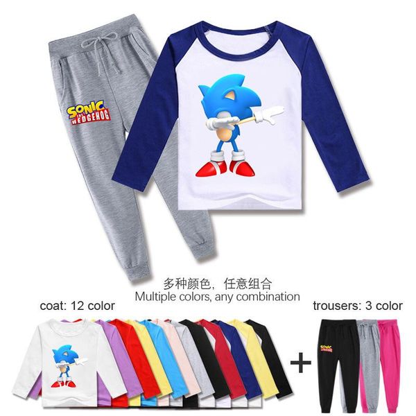 clothing sets 2021autumn children's cartoon printed t-shirt + pantsuit boys & girls fashion bottom shirt youth casual jogging sportswea, White
clothing sets 2021autumn children's cartoon printed t-shirt + pantsuit boys & girls fashion bottom shirt youth casual jogging sportswea, White