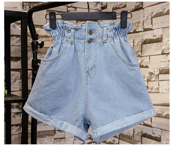 women's jeans 2021 summer high waist loose denim shorts korean reinforced thin curled wide leg flower pants, Blue
women's jeans 2021 summer high waist loose denim shorts korean reinforced thin curled wide leg flower pants, Blue