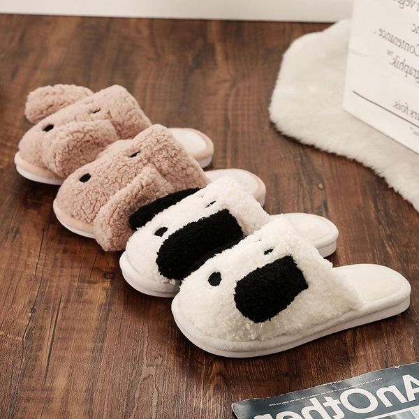 ins fashion cartoon cotton women slippers cute dog autumn and winter ladies flat plush home warm, Black
ins fashion cartoon cotton women slippers cute dog autumn and winter ladies flat plush home warm, Black