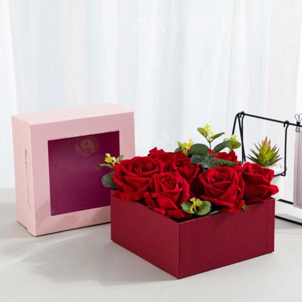 gift box with window square packing paper of flower florist vases wedding wrapping favor jewelry holder easter decor wrap
gift box with window square packing paper of flower florist vases wedding wrapping favor jewelry holder easter decor wrap