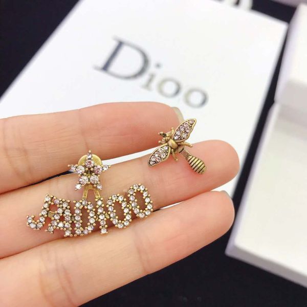 design jewelry new asymmetric bee tassel earrings and earrings in 2021, Golden 
design jewelry new asymmetric bee tassel earrings and earrings in 2021, Golden