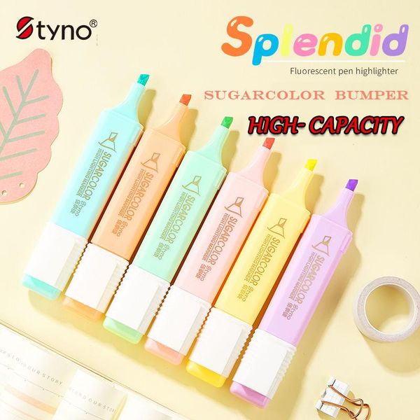 highlighters 6 pcs/lot double head highlighter cute eye protection drawing marker pens office school writing supplies stationery gift, Black;red
highlighters 6 pcs/lot double head highlighter cute eye protection drawing marker pens office school writing supplies stationery gift, Black;red