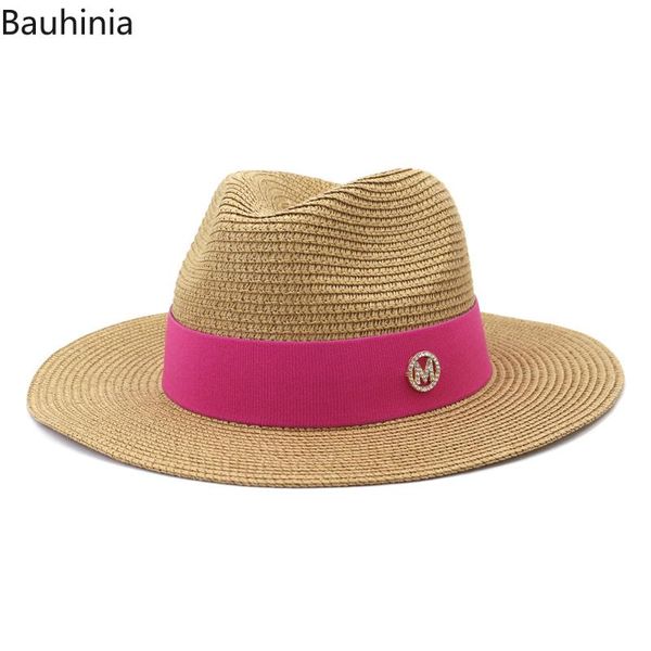 wide brim hats bauhinia summer hat for women elegant solid plain formal party straw travel beach sun fedora jazz, Blue;gray
wide brim hats bauhinia summer hat for women elegant solid plain formal party straw travel beach sun fedora jazz, Blue;gray
