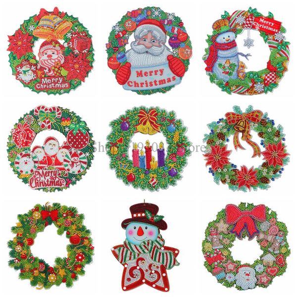 diamond painting wreath christmas decoration door special shaped drill diy home
diamond painting wreath christmas decoration door special shaped drill diy home