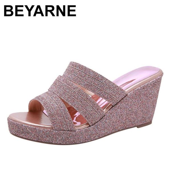 slippers beyarne 2021 summer shoes women's ladies fashion solid sequins bling wedges casual slipper zapatos de mujer, Black
slippers beyarne 2021 summer shoes women's ladies fashion solid sequins bling wedges casual slipper zapatos de mujer, Black