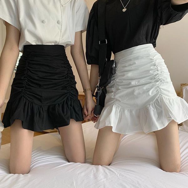 skirts women solid a-line summer mini hem ruffles ulzzang chic ruched all-match high waist selling lovely girls elegant, Black
skirts women solid a-line summer mini hem ruffles ulzzang chic ruched all-match high waist selling lovely girls elegant, Black