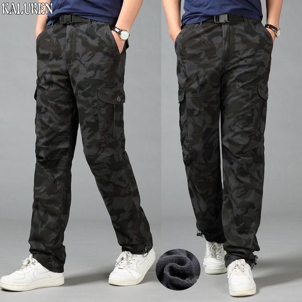 winter loose fleece men cargo pants plus size m-5xl trousers male elastic waist fat straight long men's, Black
winter loose fleece men cargo pants plus size m-5xl trousers male elastic waist fat straight long men's, Black