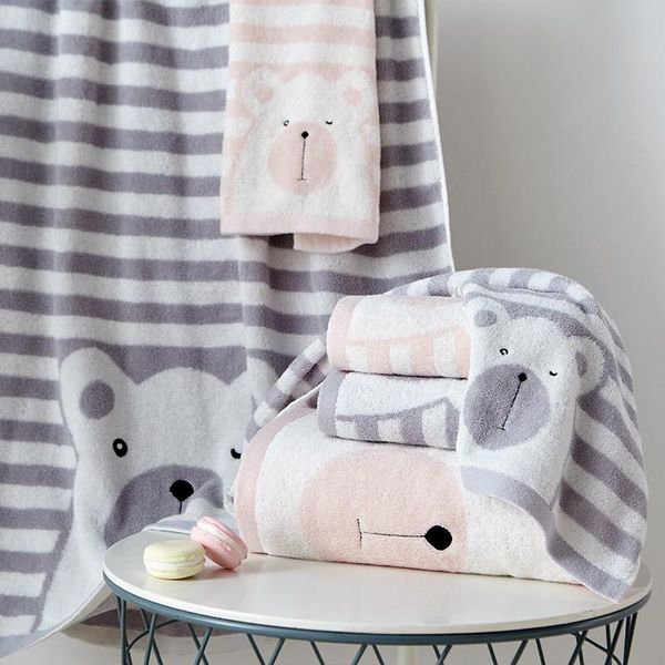 bath towel household cotton cartoon pure absorbent and quick-drying striped ladies large wrapped for children
bath towel household cotton cartoon pure absorbent and quick-drying striped ladies large wrapped for children