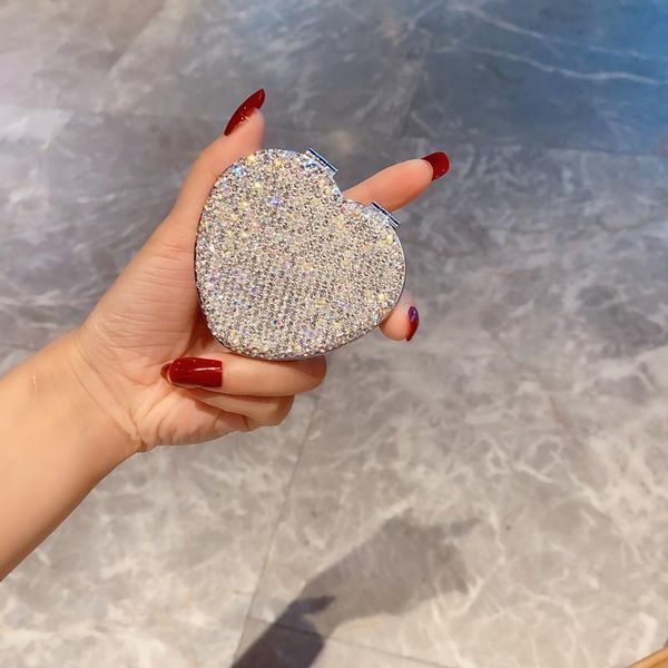 mirrors heart makeup mirror crystal pocket double-sided vanity foldable compact cosmetic
mirrors heart makeup mirror crystal pocket double-sided vanity foldable compact cosmetic
