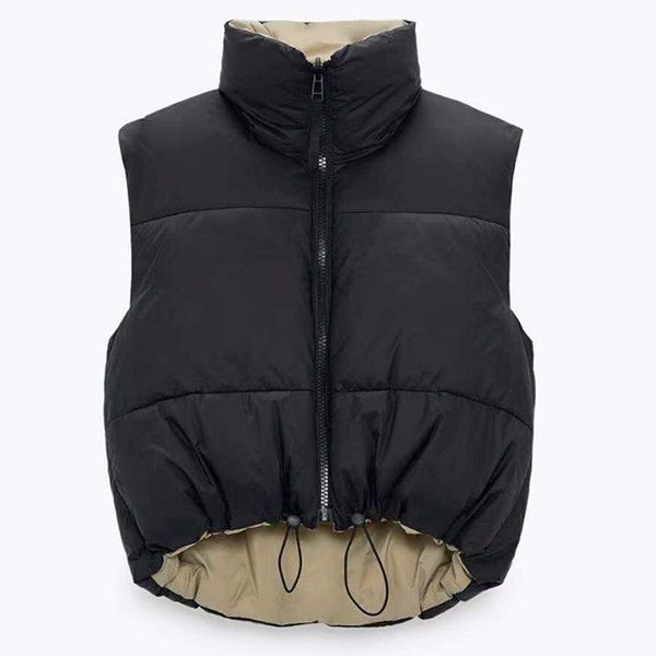 women's vests autumn winter women fashion double sided vest coats chic zipper warm sleeveless waistcoat jackets casual short female, Black;white
women's vests autumn winter women fashion double sided vest coats chic zipper warm sleeveless waistcoat jackets casual short female, Black;white