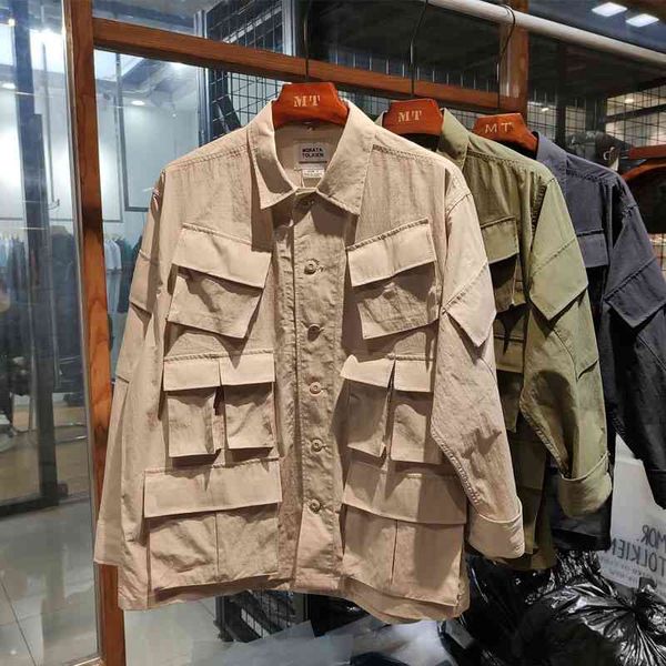 20aw wtaps same 10 bag plaid coat day tide loose multi pocket work jacket shirt, Black;brown 
20aw wtaps same 10 bag plaid coat day tide loose multi pocket work jacket shirt, Black;brown