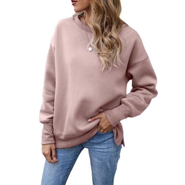 women's hoodies & sweatshirts spring autumn solid color pullover long sleeve round neck loose plush lined casual sweatshirt 6 colors, Black
women's hoodies & sweatshirts spring autumn solid color pullover long sleeve round neck loose plush lined casual sweatshirt 6 colors, Black