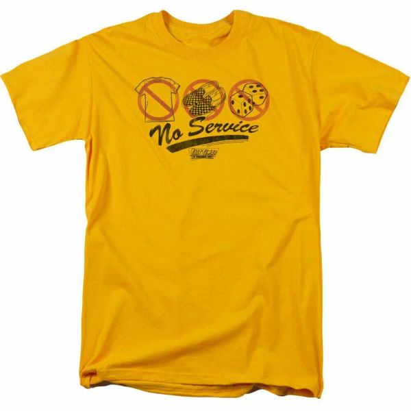 Fast Times at Ridgemont High No Service T Shirt Mens Licensed Movie Tee Gold, White;black
Fast Times at Ridgemont High No Service T Shirt Mens Licensed Movie Tee Gold, White;black