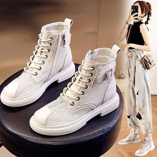 sandals spring and summer boots women thin cut out breathable mesh short cool, Black
sandals spring and summer boots women thin cut out breathable mesh short cool, Black